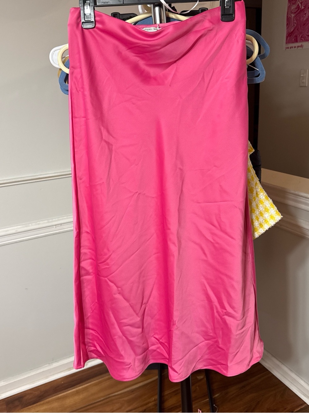 Rachel Zoe Hot Pink Midi Skirt